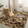 Tapis shaggy couleur marron